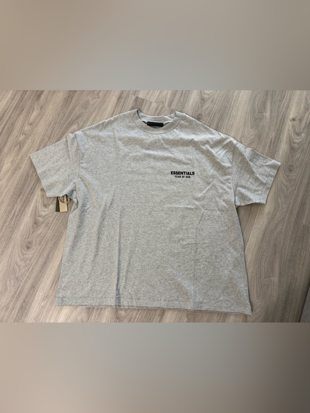 Essentials fear of god Men’s Grey tee XL